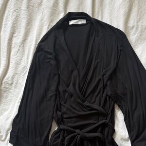 Elegant Black Women's Robe